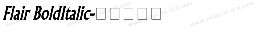 Flair BoldItalic字体转换